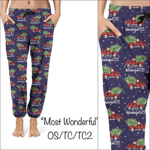 ITS THE MOST WONDERFUL TIME OF THE YEAR CUSTOM JOGGERS