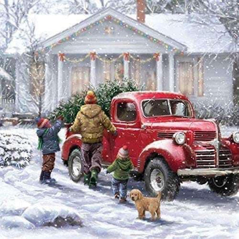 CHRISTMAS PAINT WITH DIAMONDS IN STOCK