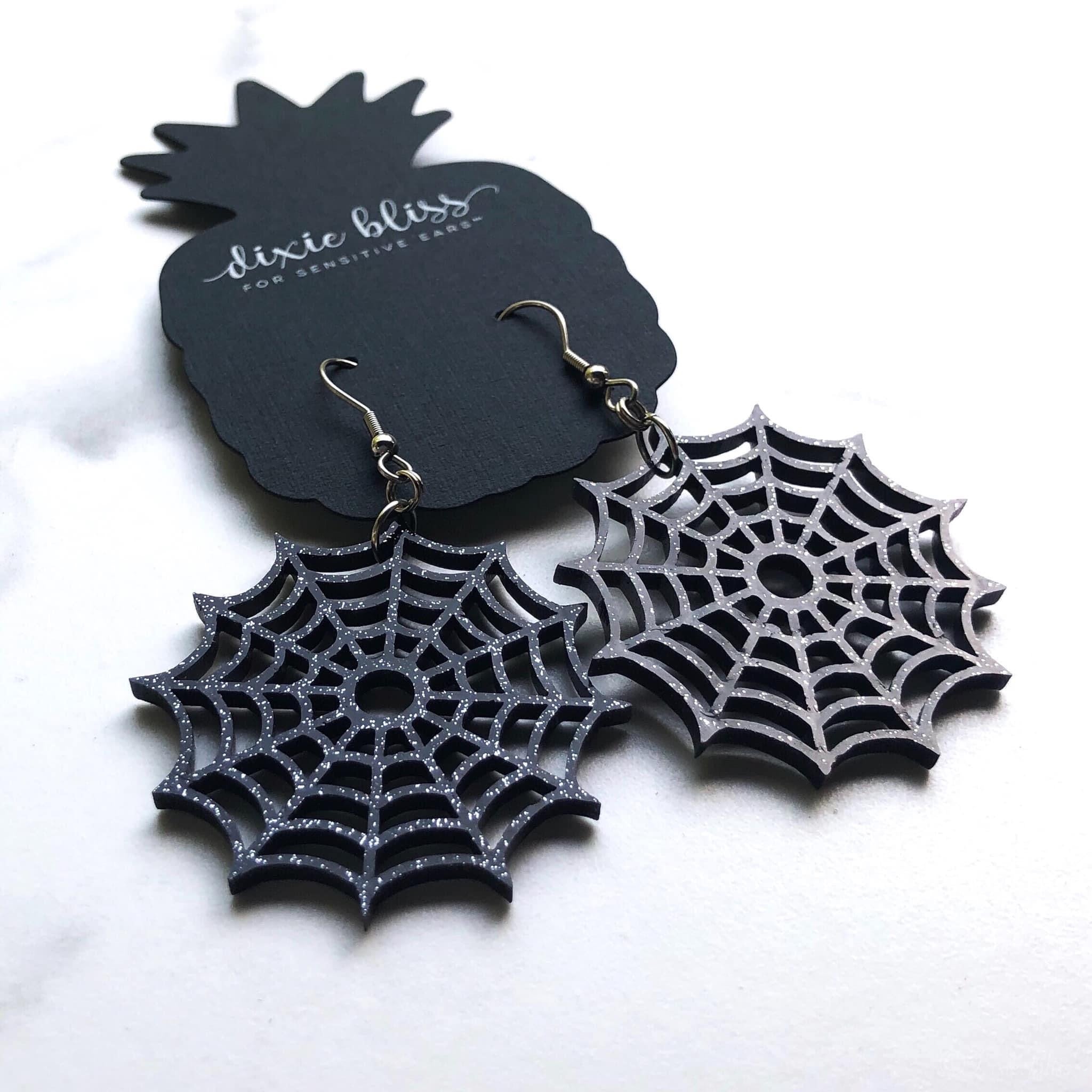 SPIDER WEB DIXIE BLISS EARRINGS