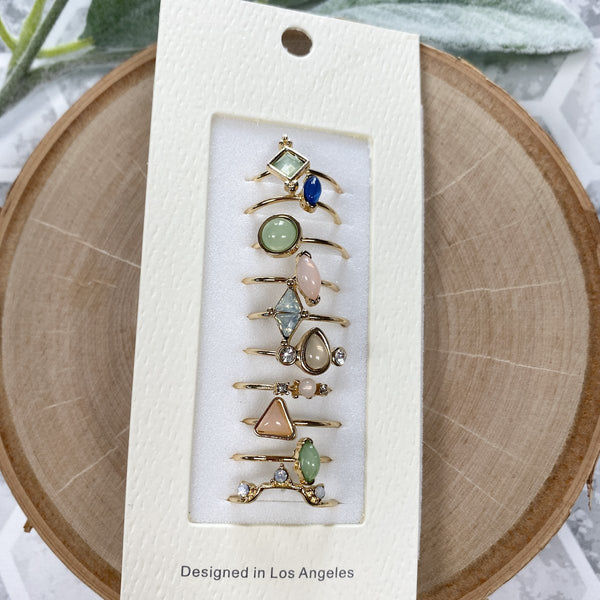 Isabella Knuckle Rings *set if 10