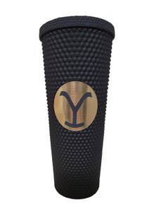 YELLOWSTONE STUDDED 24oz TUMBLER