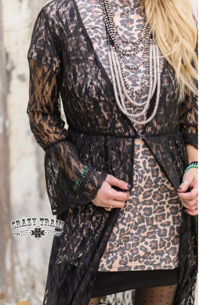 THE CRAZY TRAIN DANIA DUSTER ** BLACK