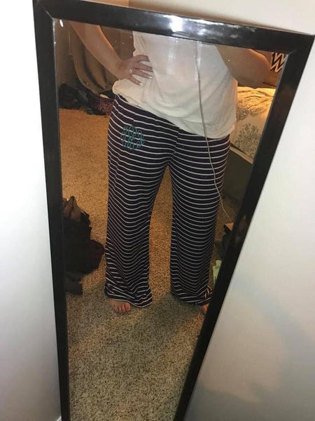 STRIPED LOUNGE PANTS ~ Designer EL