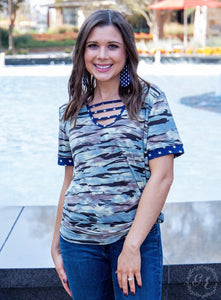 America Strong Camo G&E Top
