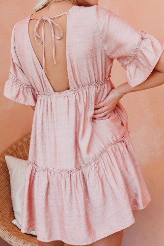Ruffled Tiered Dress
