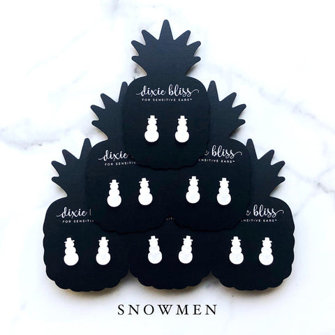 SNOWMEN DIXIE BLISS EARRINGS