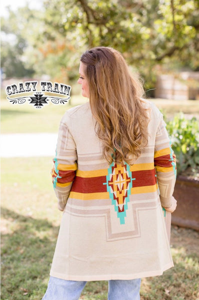 BUFFALO TRAIL CRAZY TRAIN CARDIGAN