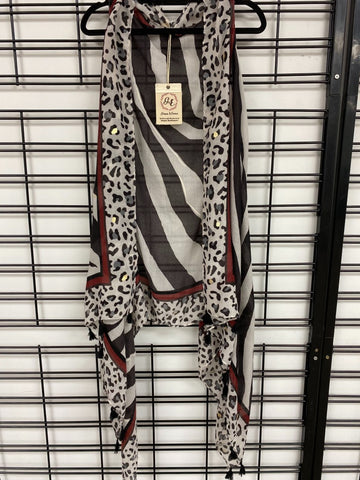Mixing Prints Leopard & Zebra G&E Cover Up