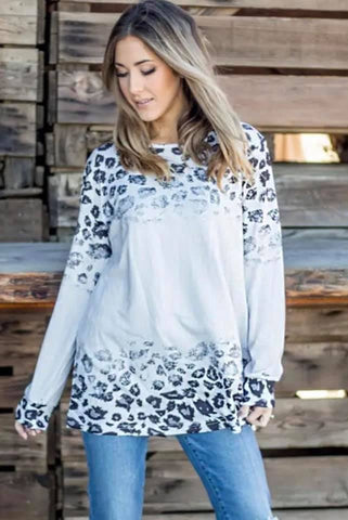 Animal Print Ombré Tunic