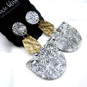 LOOK FOR ZEBRAS DIXIE BLISS EARRINGS