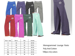 STRIPED LOUNGE PANTS ~ Designer EL