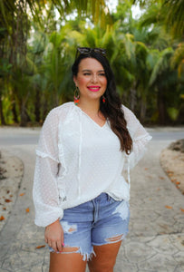 MARY KATE DOTTED TOP