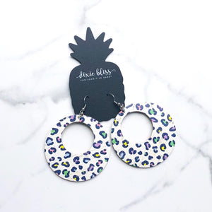 CATALINA IN FLIRTY LEOPARD DIXIE BLISS EARRINGS