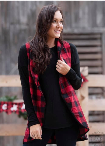 Reese’s Buffalo Plaid Vest
