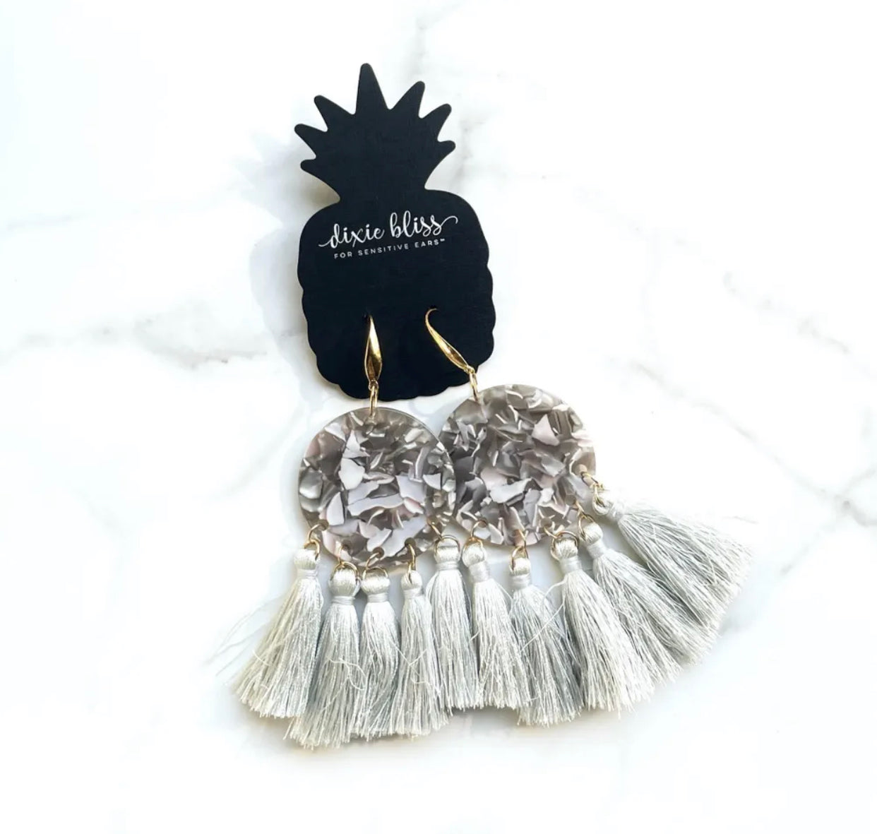 FANTASTIC IN GREY DIXIE BLISS EARRINGS