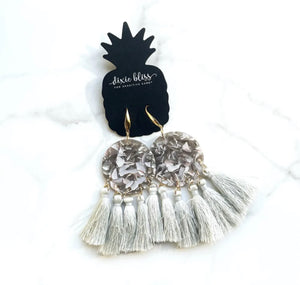 FANTASTIC IN GREY DIXIE BLISS EARRINGS