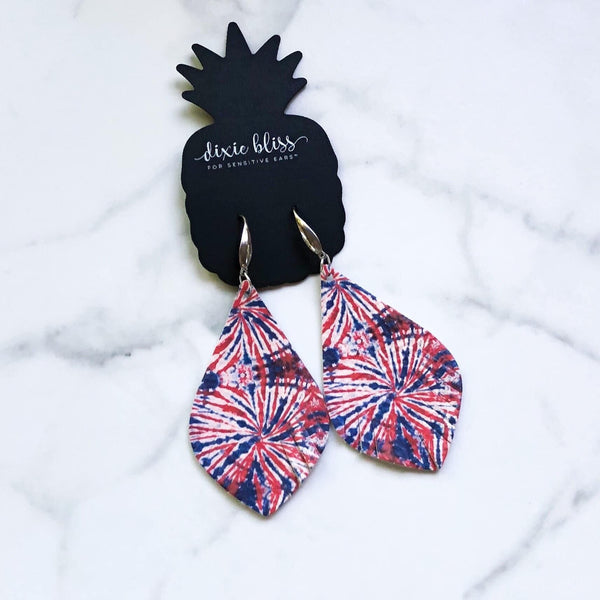 FIREWORKS  In style VIRGINIA TEARDROP FRINGE DIXIE BLISS