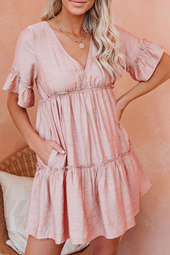 Ruffled Tiered Dress