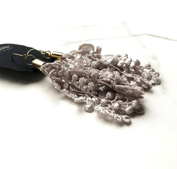 VINE IN PLATINUM DIXIE BLISS EARRINGS