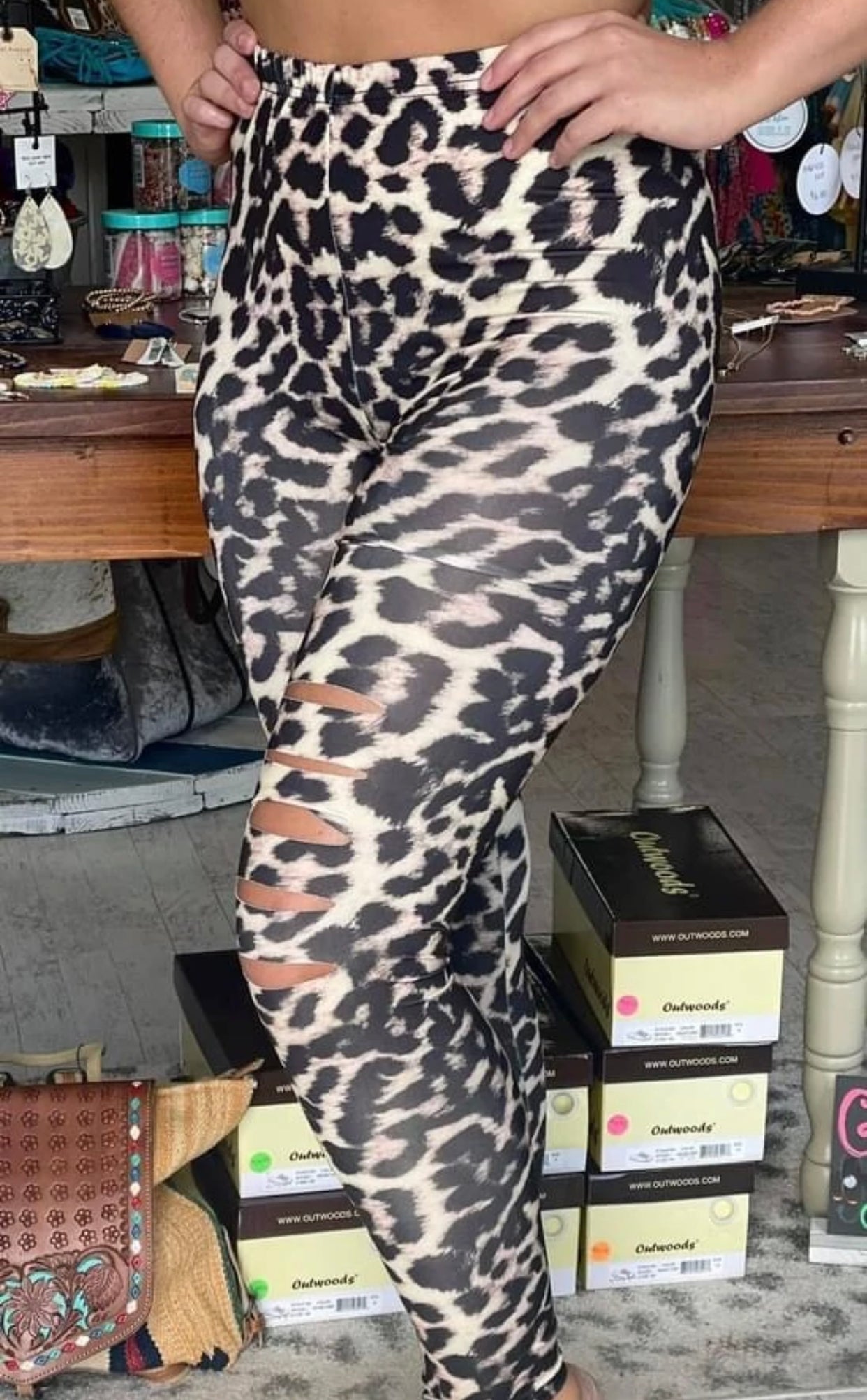 BORN TO BE WILD LASER CUT LEGGINGS
