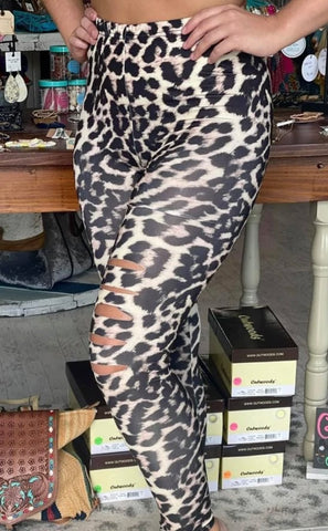 BORN TO BE WILD LASER CUT LEGGINGS