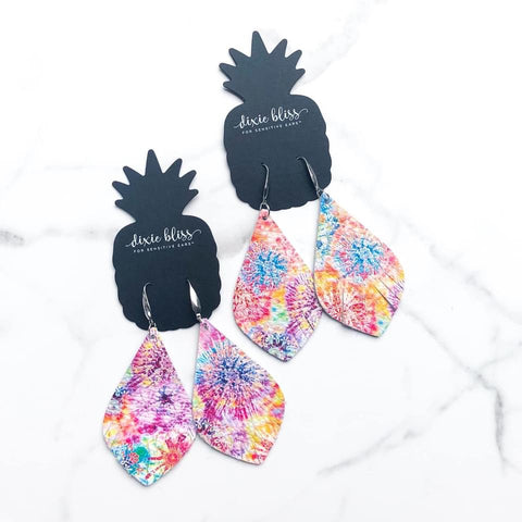 VIRGINIA TIE DYE DIXIE BLISS EARRINGS