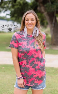 COSMIC CAMO POCKET CRAZY TRAIN TOP