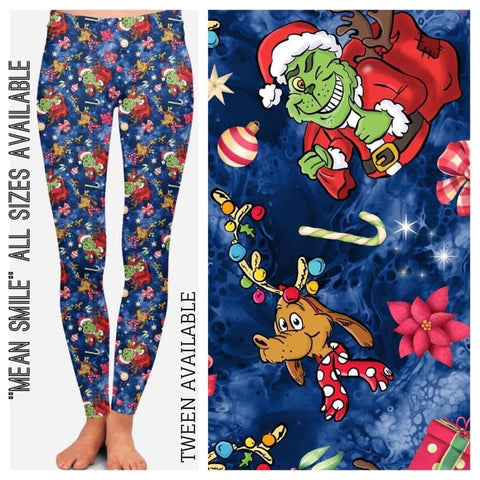 MEAN SMILE CUSTOM LEGGINGS