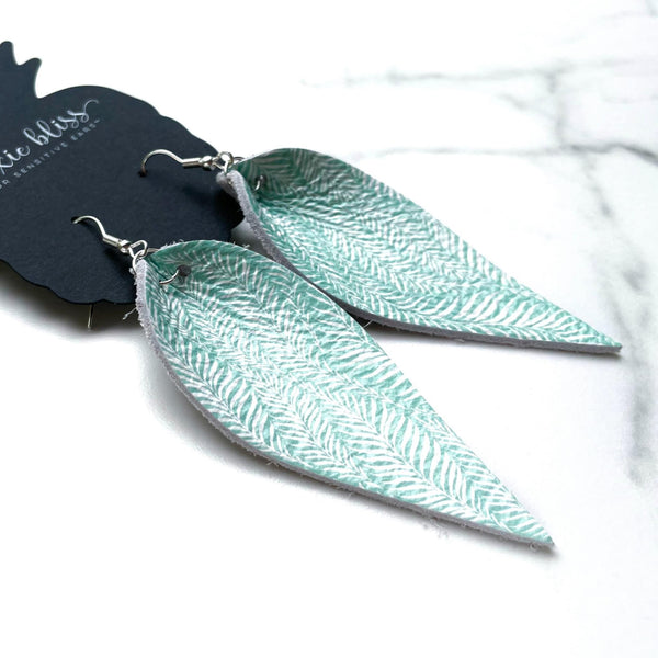 AVALON IN SEAFOAM FERN DIXIE BLISS EARRINGS