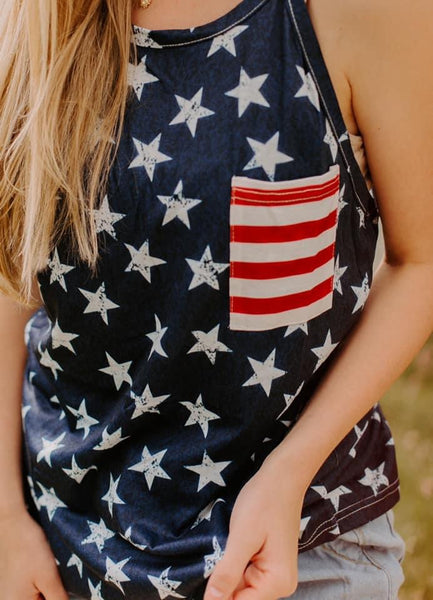 American Woman Halter Tank