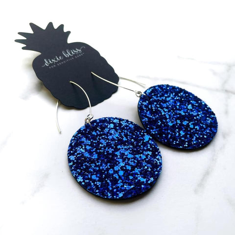 VEGAS IN ROYAL BLUE DIXIE BLISS EARRINGS