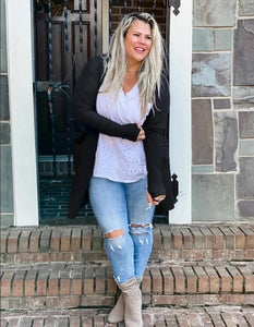 SIERRA RIBBED CARDIGAN / DESIGNER BLAKELEY
