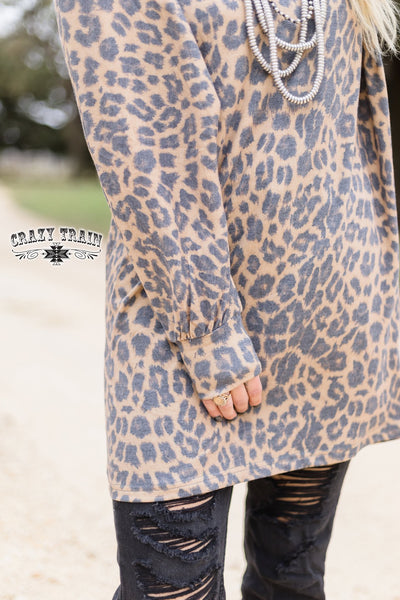 WILLOW WILD CRAZY TRAIN TUNIC ** LEOPARD
