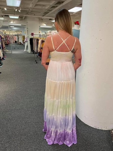 RAINBOW MAXI DRESS🌈