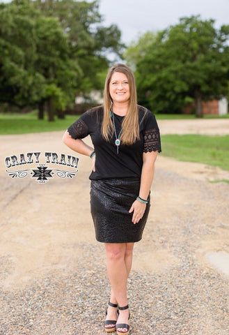 BOSS BABE CRAZY TRAIN SKIRT