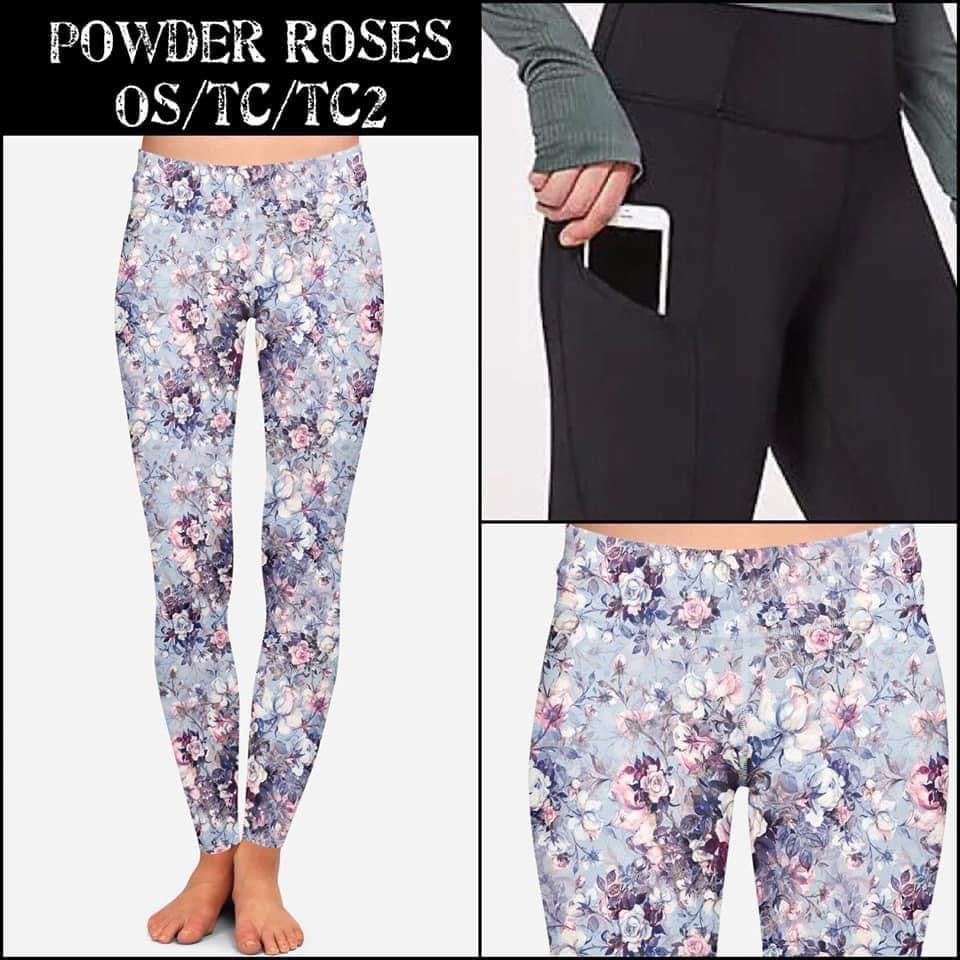 POWDER ROSE LEGGINGS (In stock ready to ship)