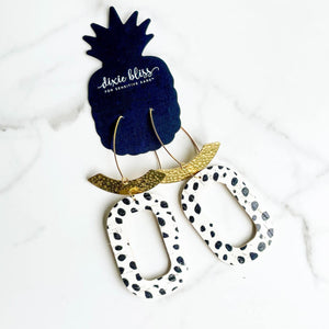 KINGSTON IN DALMATIAN DIXIE BLISS EARRINGS