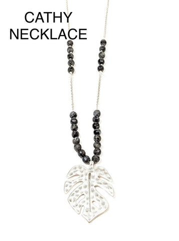 CATHY LEAF NECKLACE