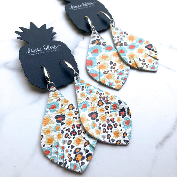 VIRGINIA IN AUTUMN CHEETAH DIXIE BLISS EARRINGS