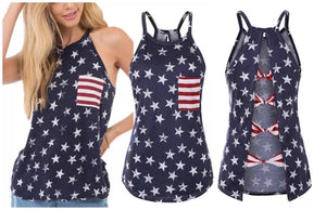 American Woman Halter Tank