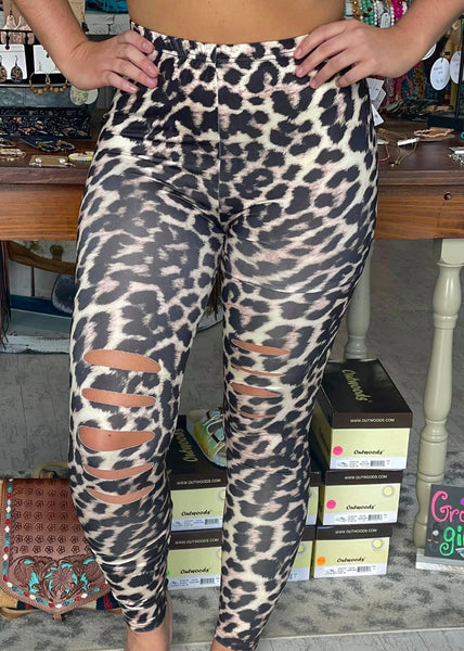 BORN TO BE WILD LASER CUT LEGGINGS