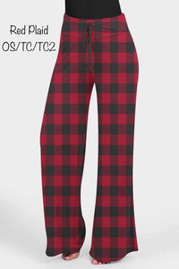 Red Buffalo Plaid Custom Lounge Pants