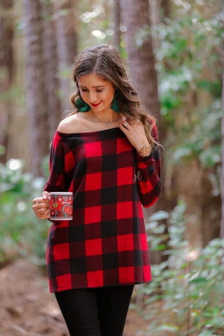 BENTLEY  BUFFALO PLAID TUNIC