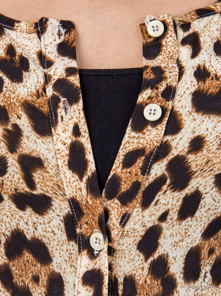 Meet Me for Happy Hour Leopard Print G&E Jumpsuit
