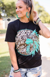 DARLIN LEOPARD CRAZY TRAIN TEE