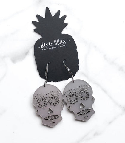 SUGAR SKULL MARY DIXIE BLISS EARRINGS