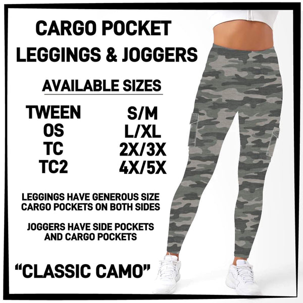 CARGO POCKET LEGGINGS / Designer DC. I’m stock ready to ship