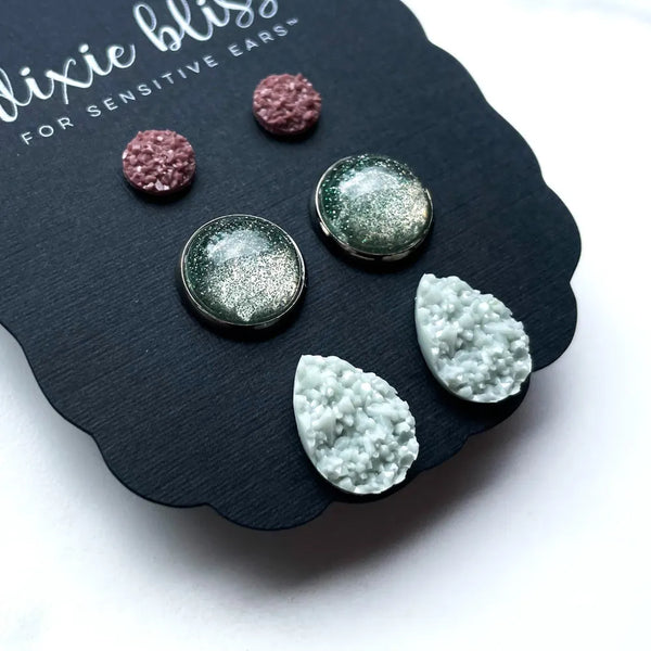 JUPITER TRIO SET DIXIE BLISS EARRINGS