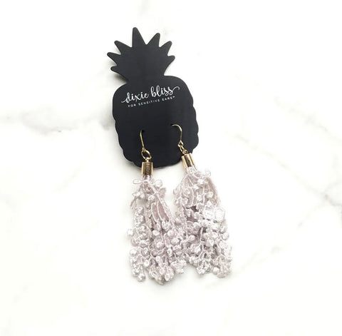 VINE IN PLATINUM DIXIE BLISS EARRINGS
