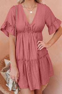Ruffled Tiered Dress